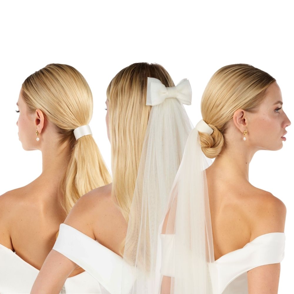 Ida Headpieces in unterschiedlichen Frisuren