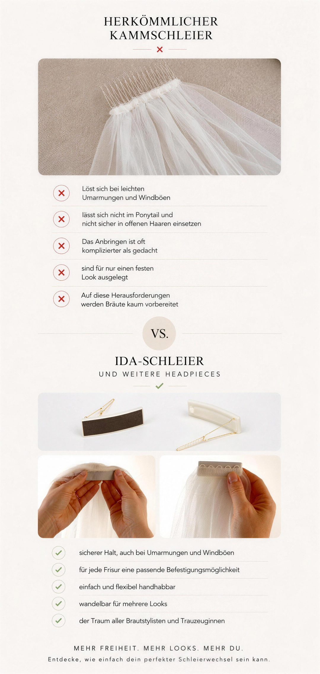 Zeitloser Schleier LINA