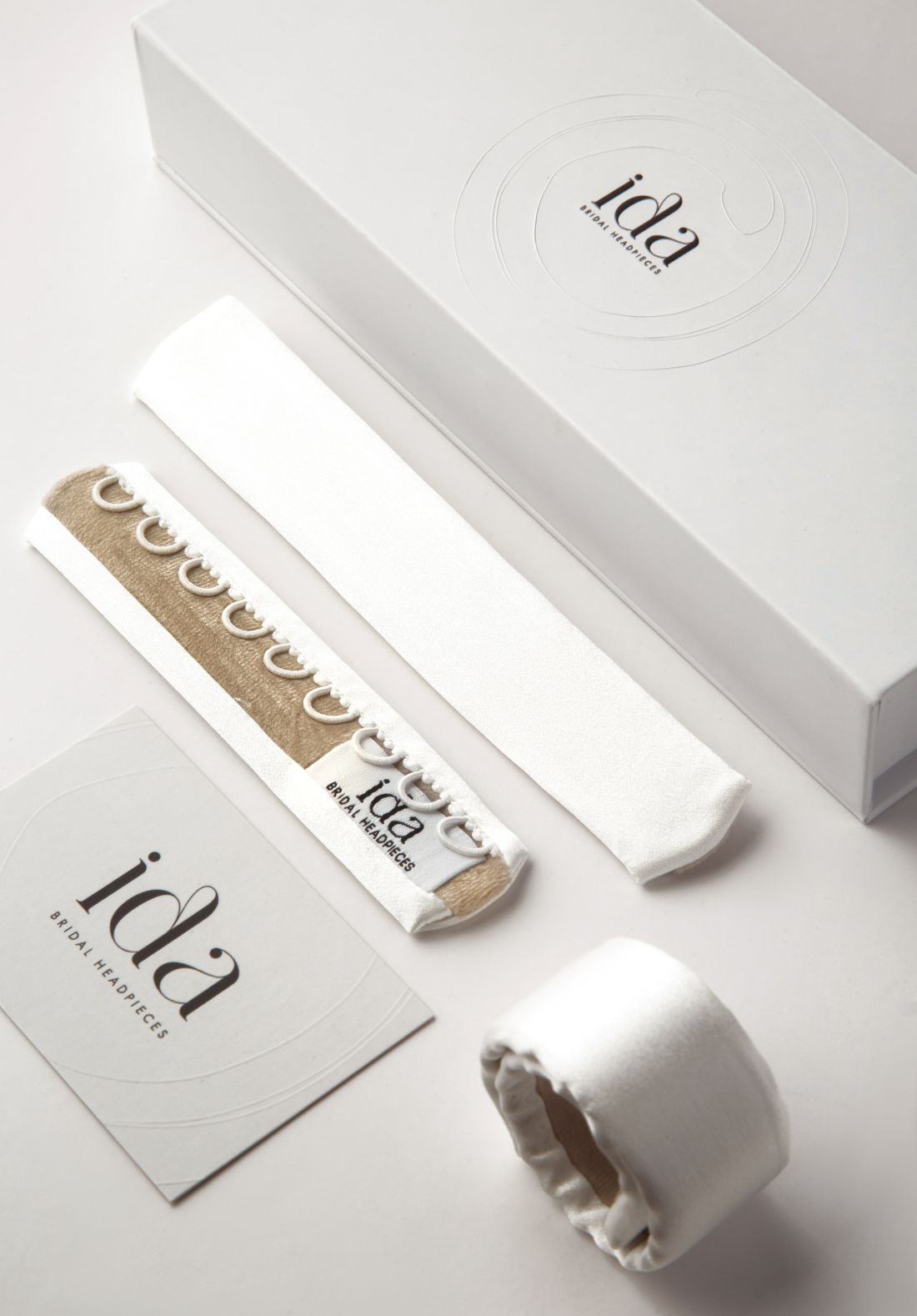 Cleanes Seiden-Haarband für den Ponytail oder Bun